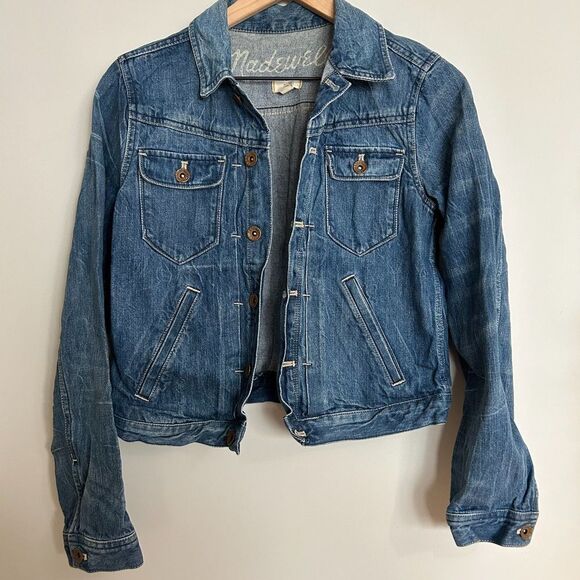 Madewell Jackets & Blazers - Madewell Cropped Denim Jean Jacket